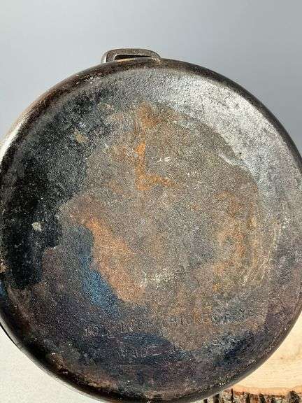 Cast Iron 10.5” Chicken Fryer, Marked 8 on Handle