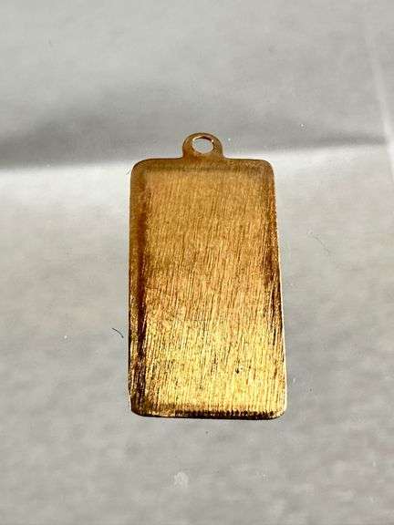 14K Gold Charm, Marked 585, Weighs .50 Grams