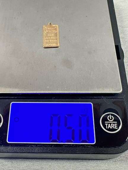 14K Gold Charm, Marked 585, Weighs .50 Grams