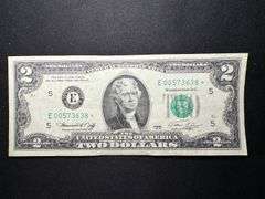 $2.00 Bill Star Note