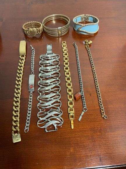 Bracelets in Gold-Tone and Silver-Tone