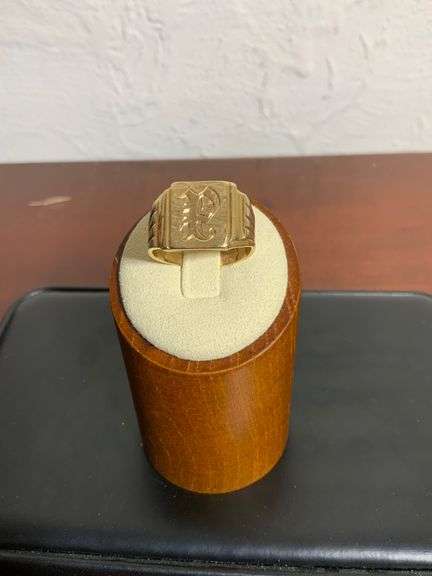 Men’s 14K Gold Ring, Size 10.5, Weighing 9.71 Grams