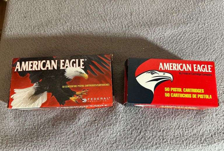 American Eagle Pistol Cartridges: .38 Special and .45 Auto
