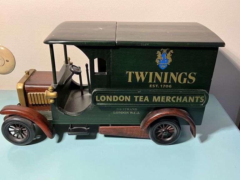 Vintage Twinings London Tea Merchants Wooden Truck Model