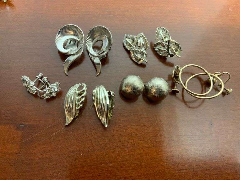 Assorted Clip-On and Screw-Back Earrings