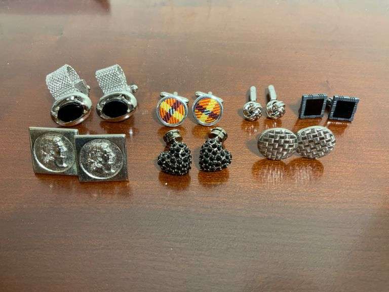 Set of Seven Pairs of Men’s Cufflinks