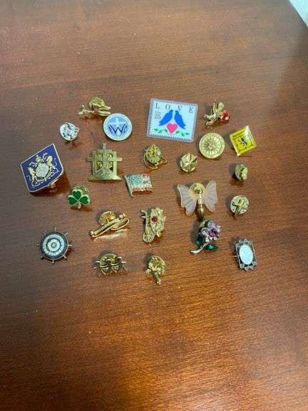 Assorted Lapel Pins with Various Designs