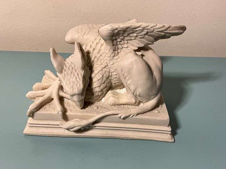 Mythical Gryphon Sculpture by David Lawrence for Alphasud, England