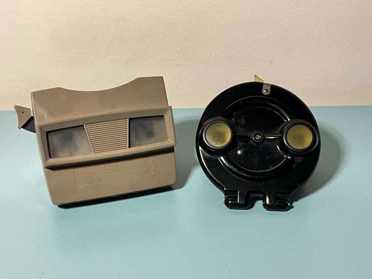 Two Vintage View-Master Stereoscopic Viewers