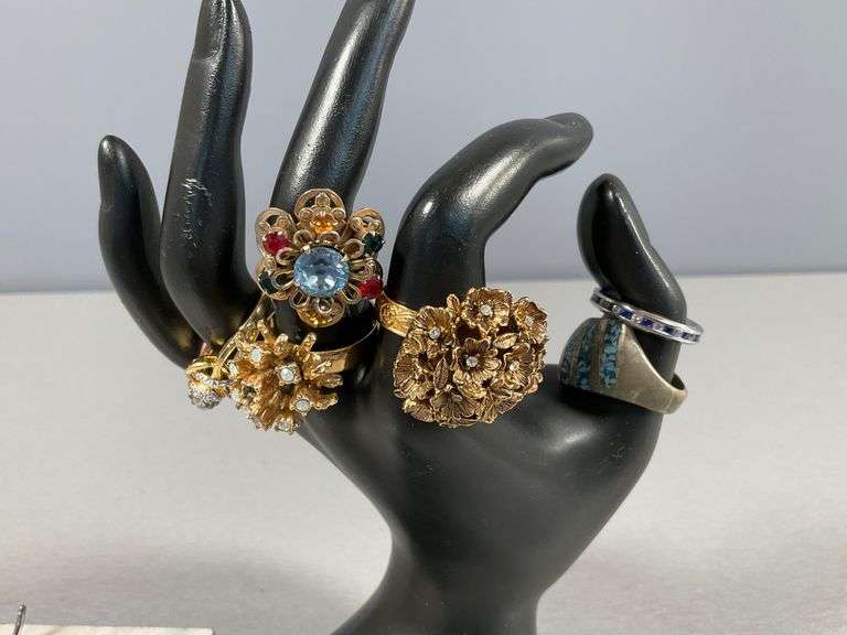 Mixed Lot of Costume Rings and Body Jewelry