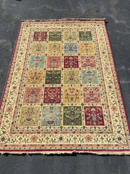Handwoven Shaw Rugs ‘Southwind Currant’ Area Rug, 91” x 131”