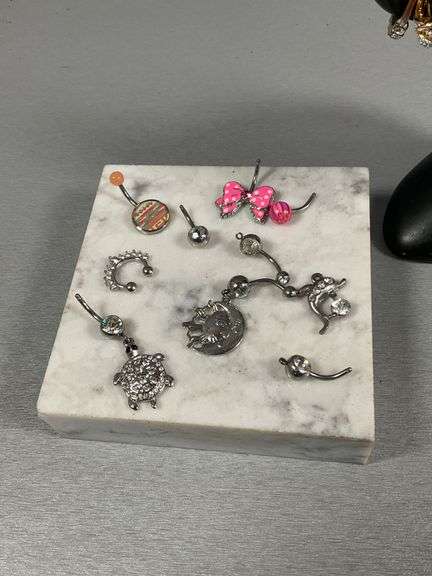 Mixed Lot of Costume Rings and Body Jewelry