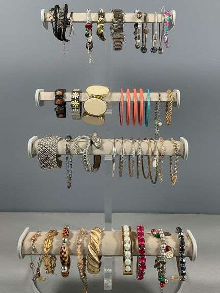 Collection of Costume Jewelry Bracelets