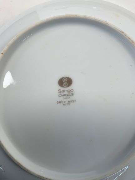 Sango China ‘Grey Mist’ Partial Dinnerware Set for Seven