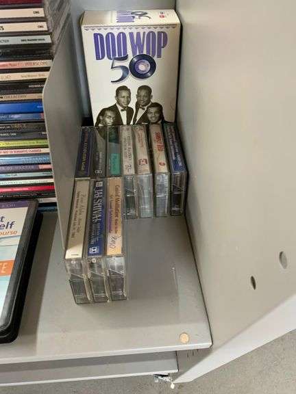 Assortment of CDs, DVDs and Cassette Tapes