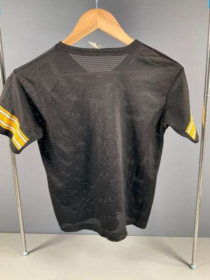 Pittsburgh Steelers Mesh T-Shirt With Striped Sleeves