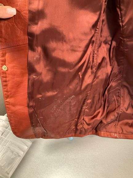 Georgetown Leather Design Washington D.C. Brown Leather Blazer