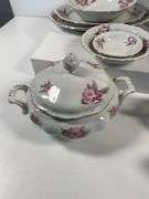 Bavaria Germany ‘Santa Rosa’ Porcelain Dinnerware, Partial Set for 11
