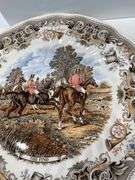Set of Six Churchill Hunting Scene Collector Plates, 10-Inch