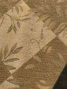 Machine-Woven Area Rug with Leaf Pattern, 63“ x 87“