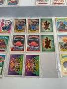 Collection of Garbage Pail Kids Trading Cards in Clear Sleeves