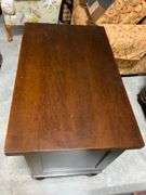 Restoration Hardware Wood Three-Drawer Chest