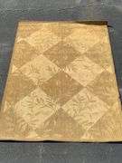 Machine-Woven Area Rug with Leaf Pattern, 63“ x 87“