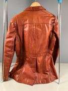 Georgetown Leather Design Washington D.C. Brown Leather Blazer