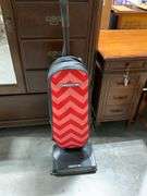 Oreck Upright Vacuum Cleaner with Chevron Patterned Bag