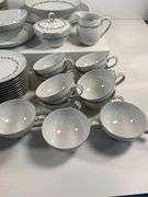 Mikasa Fine China Dinner Service for Eight, ‘Melbourne’ Pattern