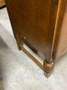 Wooden Sideboard with Marble Top and C.W.S. Ltd. Makers Label