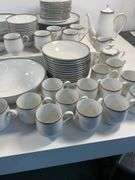 Sango China ‘Grey Mist’ Partial Dinnerware Set for Seven