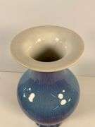 Chinese-Style Porcelain Vase with Blue and Purple Glaze