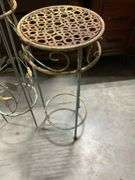 Metal Bird Trellis, Decorative Plant Stand and Shepherds Hook