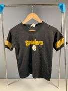 Pittsburgh Steelers Mesh T-Shirt With Striped Sleeves