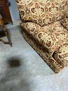 94″ Long Deep Sitting Couch with Floral Upholstery