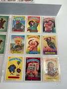 Collection of Garbage Pail Kids Trading Cards in Clear Sleeves