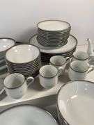 Sango China ‘Grey Mist’ Partial Dinnerware Set for Seven