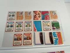 Collection of Garbage Pail Kids Trading Cards in Clear Sleeves