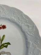 Set of Four Dansk International Designs 9.5” Botanical Porcelain Plates