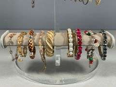 Collection of Costume Jewelry Bracelets