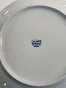 Set of Four Dansk International Designs 9.5” Botanical Porcelain Plates