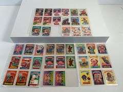 Collection of Garbage Pail Kids Trading Cards in Clear Sleeves