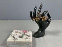 Mixed Lot of Costume Rings and Body Jewelry