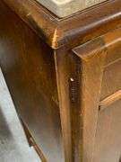 Wooden Sideboard with Marble Top and C.W.S. Ltd. Makers Label