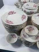 Bavaria Germany ‘Santa Rosa’ Porcelain Dinnerware, Partial Set for 11