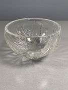 Marquis by Waterford Lead Crystal Bowl with Cut Floral Design