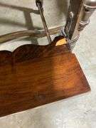 Golden Voice Radio Table by Kiel, Missing Radio, Circa 1920s, 37 x 25 x 30 1/2 Inches