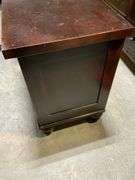 Three-Drawer Wooden Side Table by Restoration Hardware