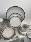 Sango China ‘Grey Mist’ Partial Dinnerware Set for Seven